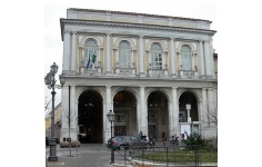 Il "vecchio" Palazzo, precedente sede della biblioteca Tommasiana dell'Aquila