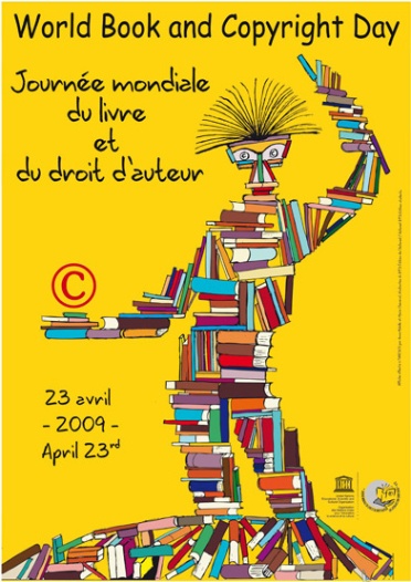 Logo della XIV Giornata mondiale del libro e del diritto d?autore